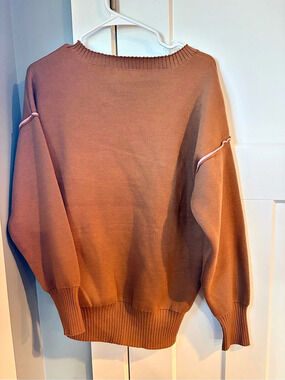 Brown Crew Neck Sweater NWOT